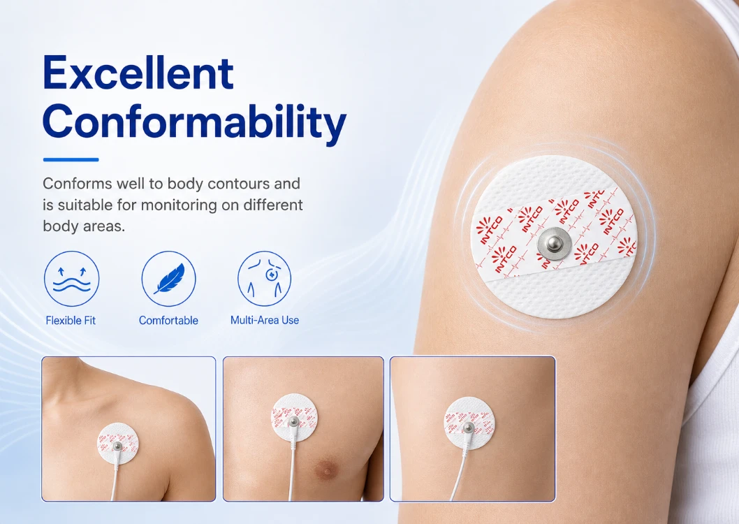 Disposable Non-woven ECG Electrode-Features-3@1.5x