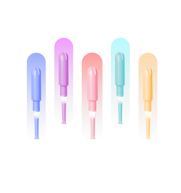 Regular Absorbency Compact Click Tampon Product Display