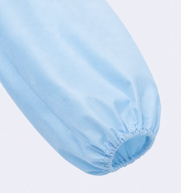 Isolation Gown Elastic Cuff Detail