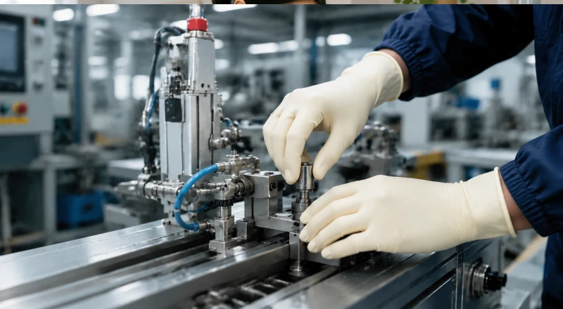 Industrial PPE Disposable Latex Gloves