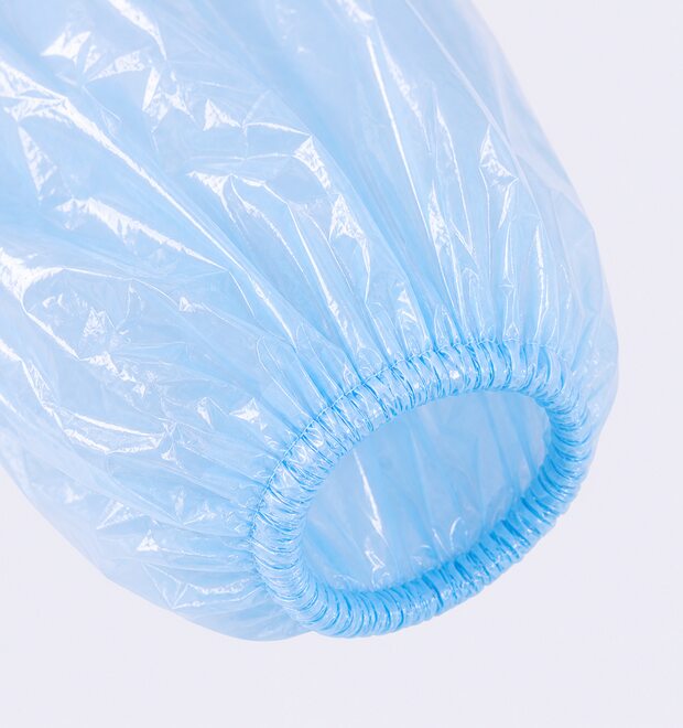 Disposable LDPE Oversleeves Close-Up View
