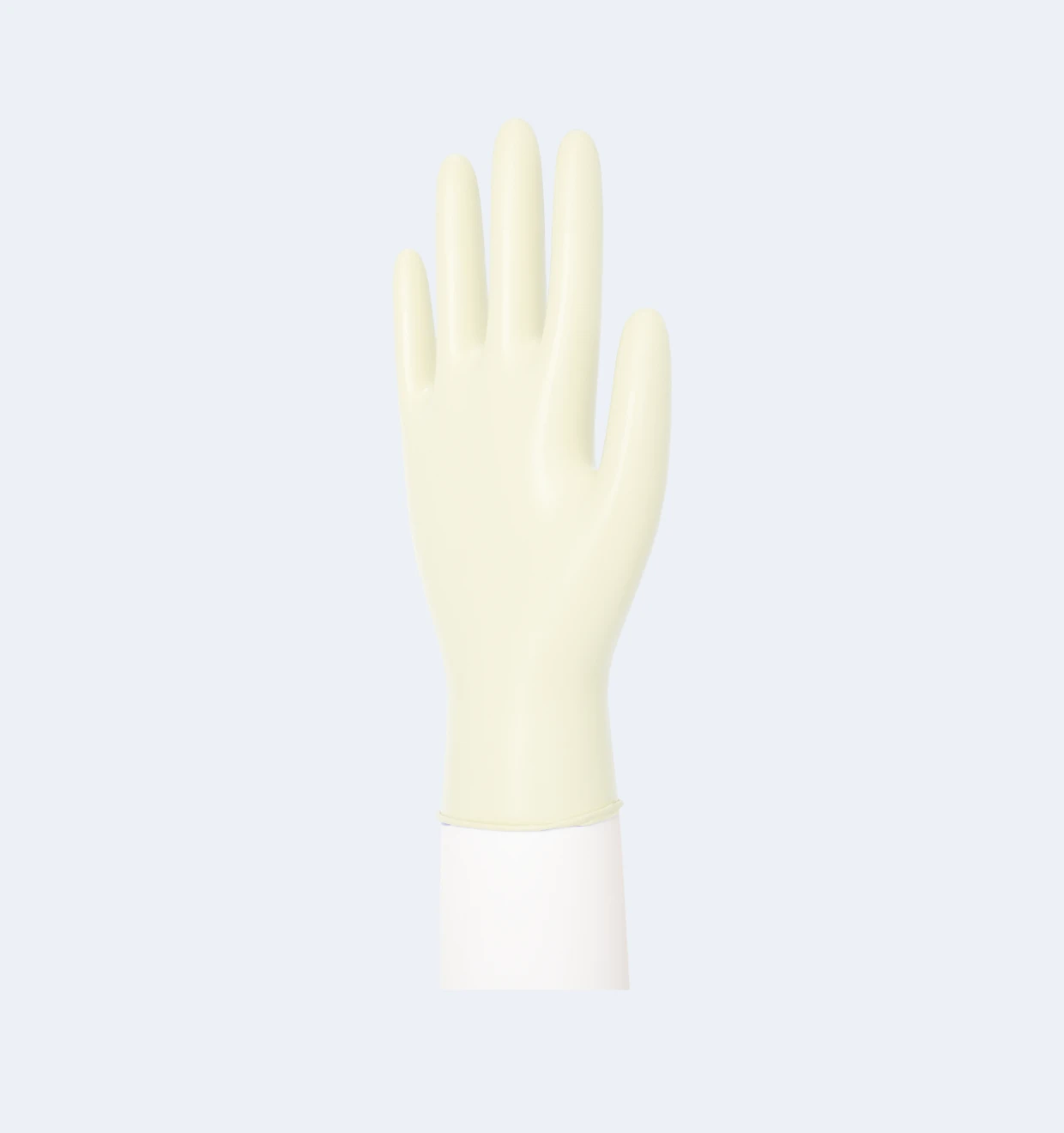 Syntex™ Synthetic Latex Exam Gloves Close-Up View
