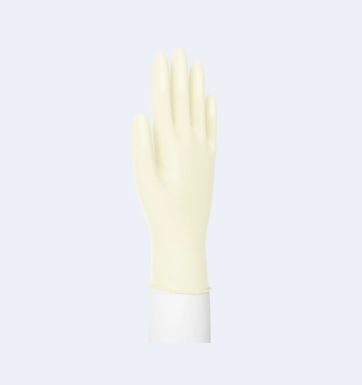 Cream Disposable Latex Gloves Texture Detail