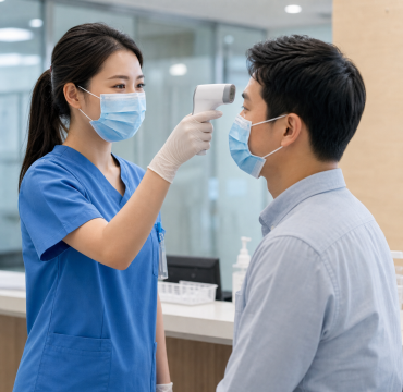 Healthcare Nursing Face Mask Use