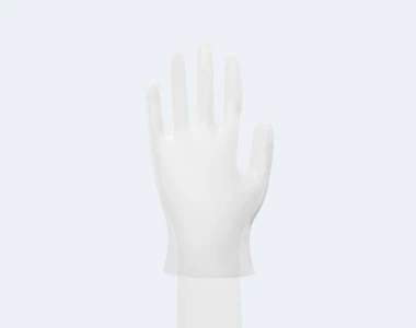 Wide Cuff Disposable Vinyl Exam Gloves