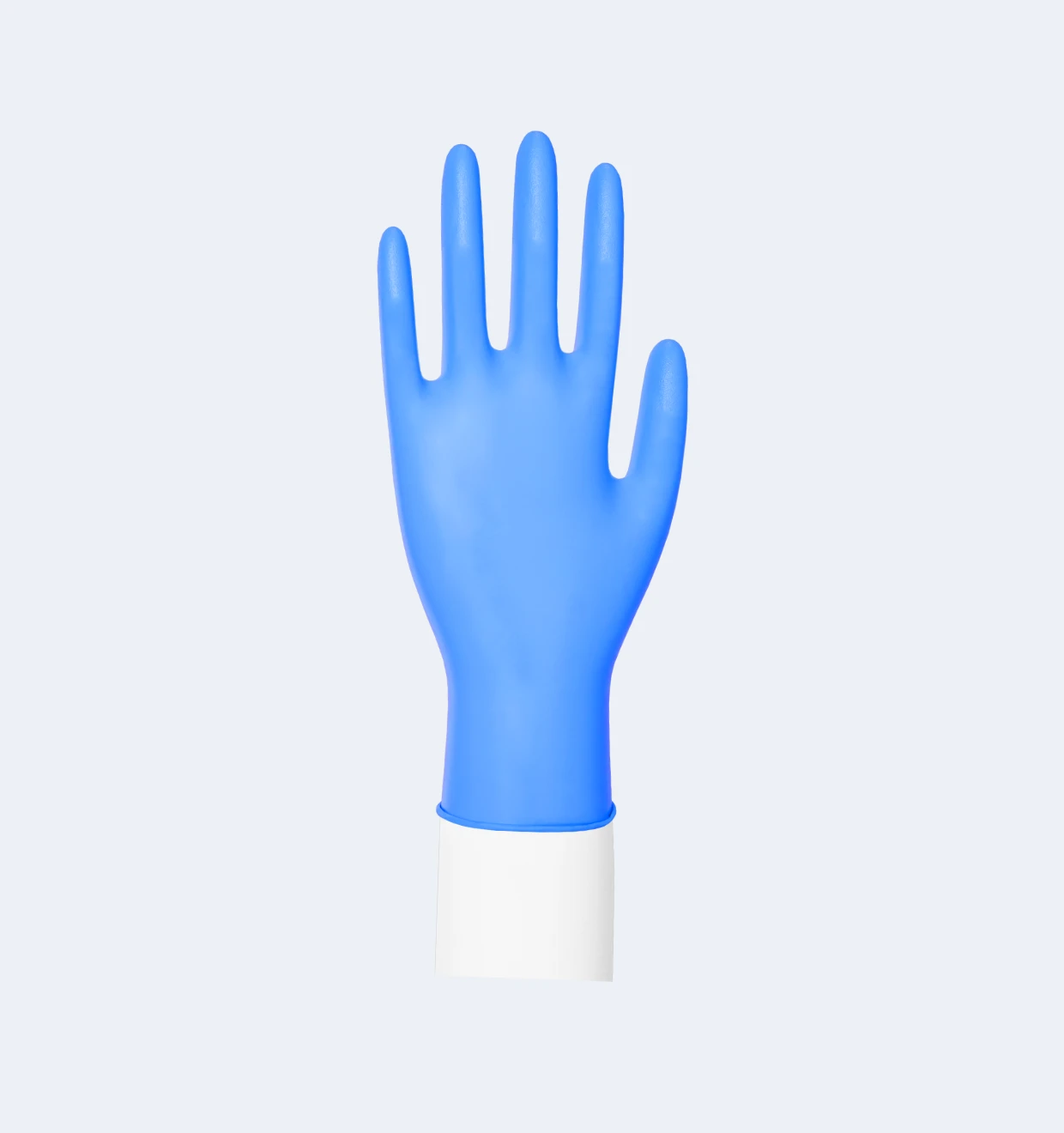 Blue SafeDon™ Glove Product Display