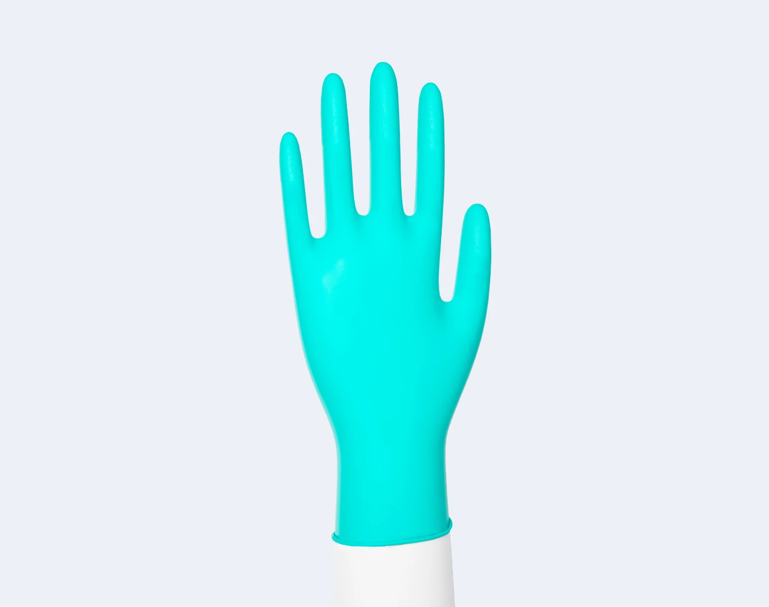 Blue Biodegradable Nitrile Gloves