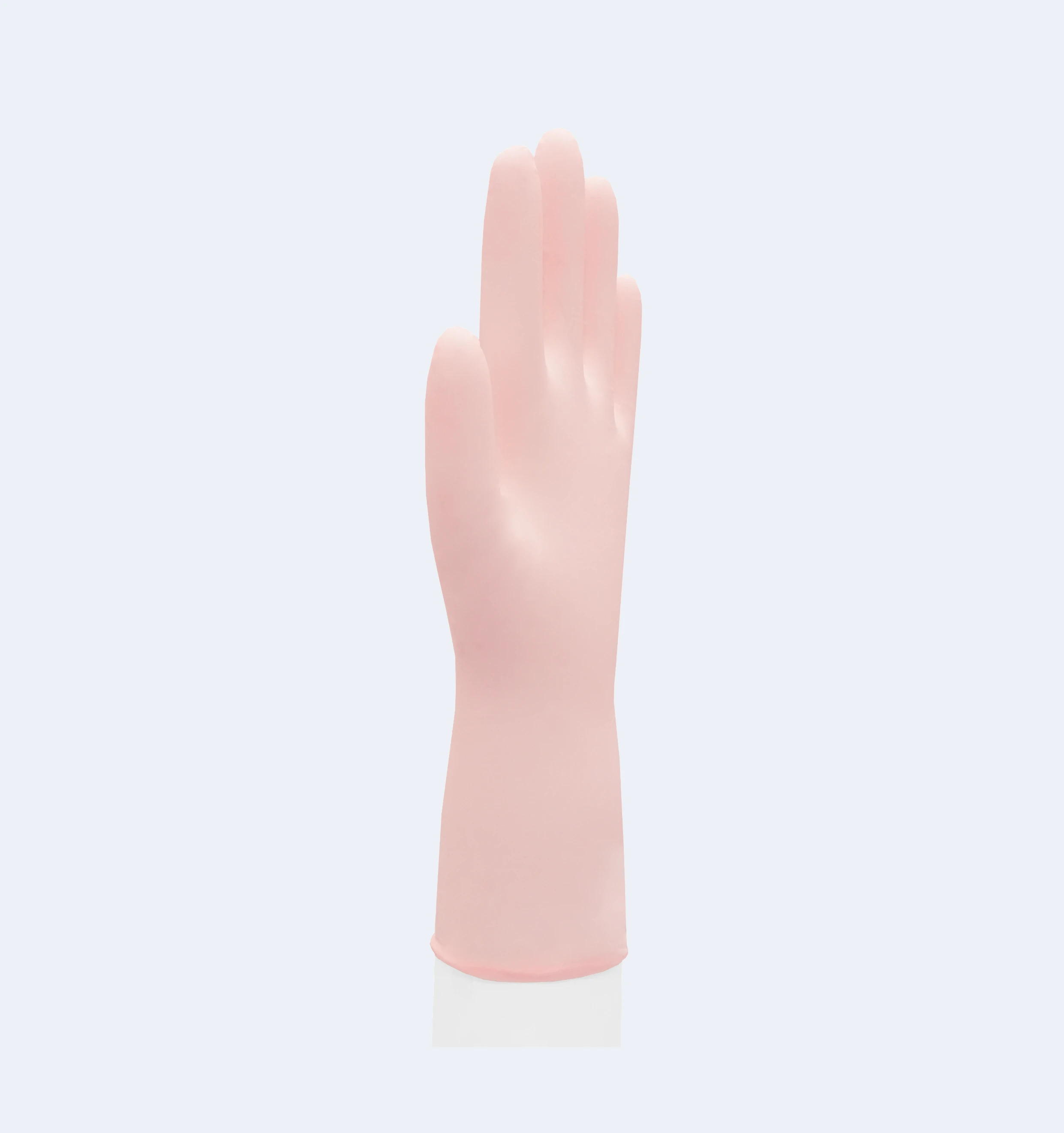 Semi-transparent Pink SYNGUARD® G3 Nitrile Gloves Close-Up View