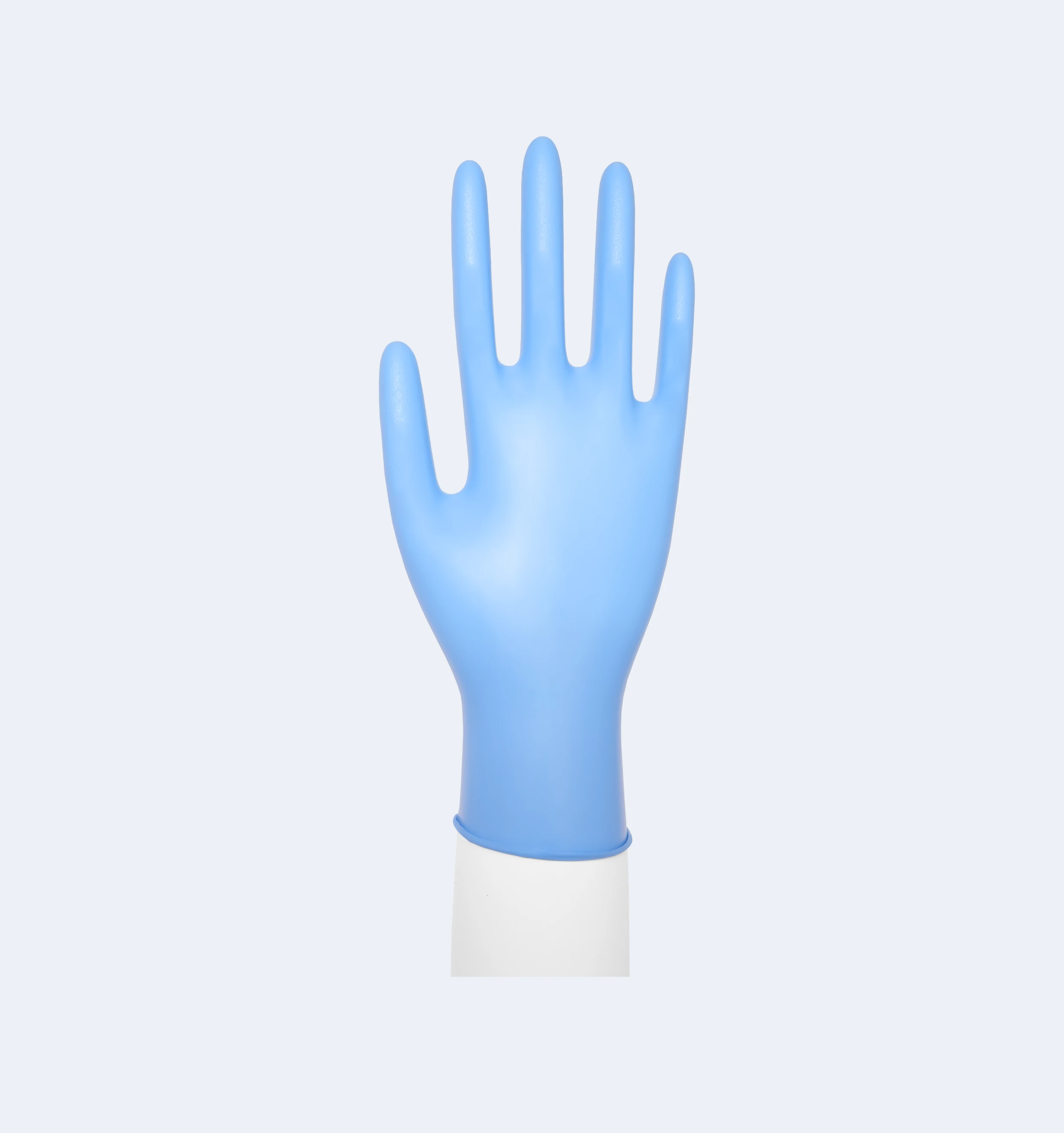 Blue Touchlite Nitrile Gloves Product Display