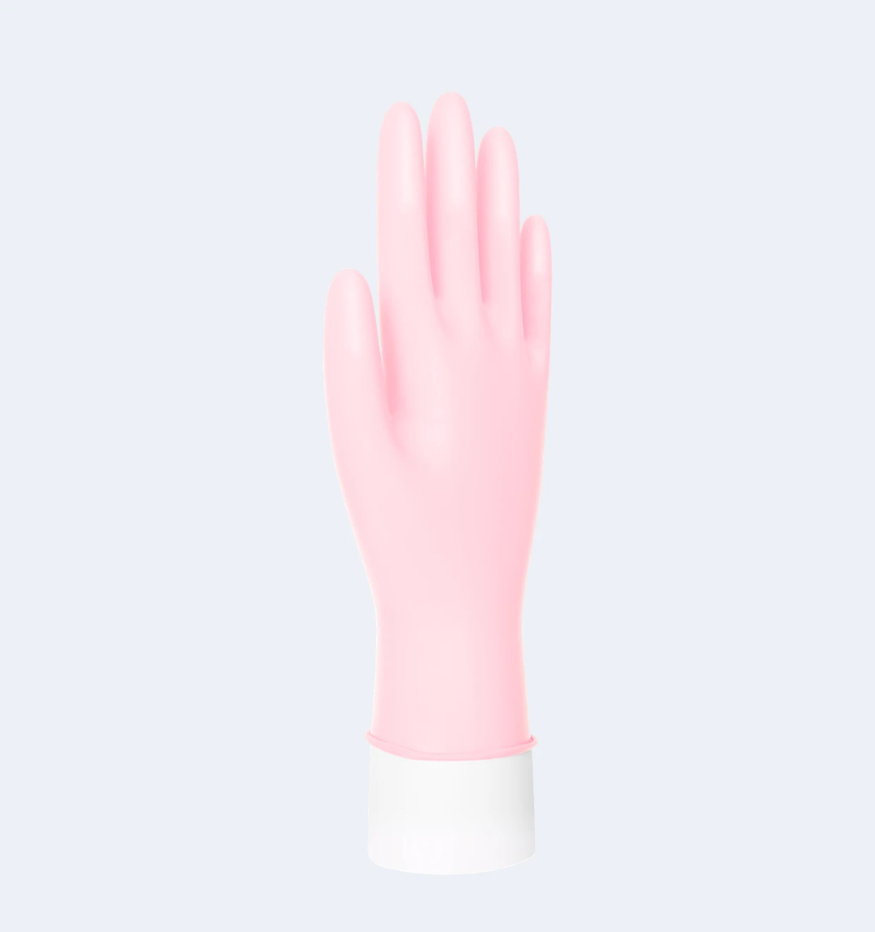 Pink SYNGUARD® C+ Nitrile Gloves Close-Up View